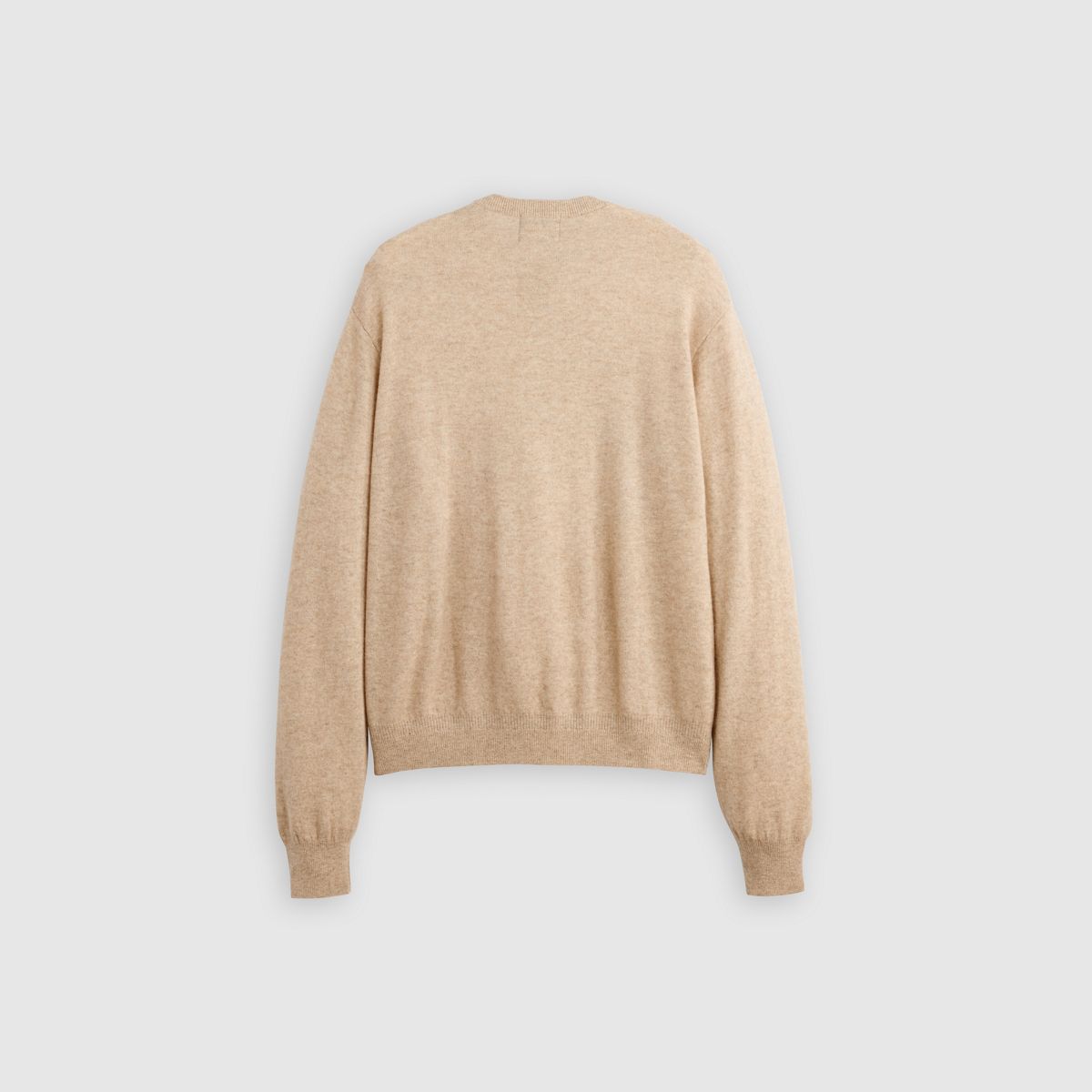 Wool Cashmere Blend Sweater — Ludlow - Brown