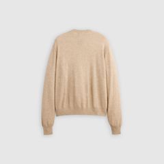 Wool Cashmere Blend Sweater — Ludlow - Brown 9