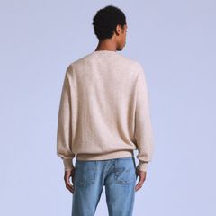 Wool Cashmere Blend Sweater — Ludlow - Brown 7