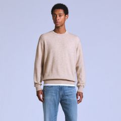 Wool Cashmere Blend Sweater — Ludlow - Brown 6