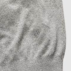 Wool Cashmere Blend Sweater — Stone Grey - Grey 10