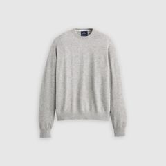 Wool Cashmere Blend Sweater — Stone Grey - Grey 7