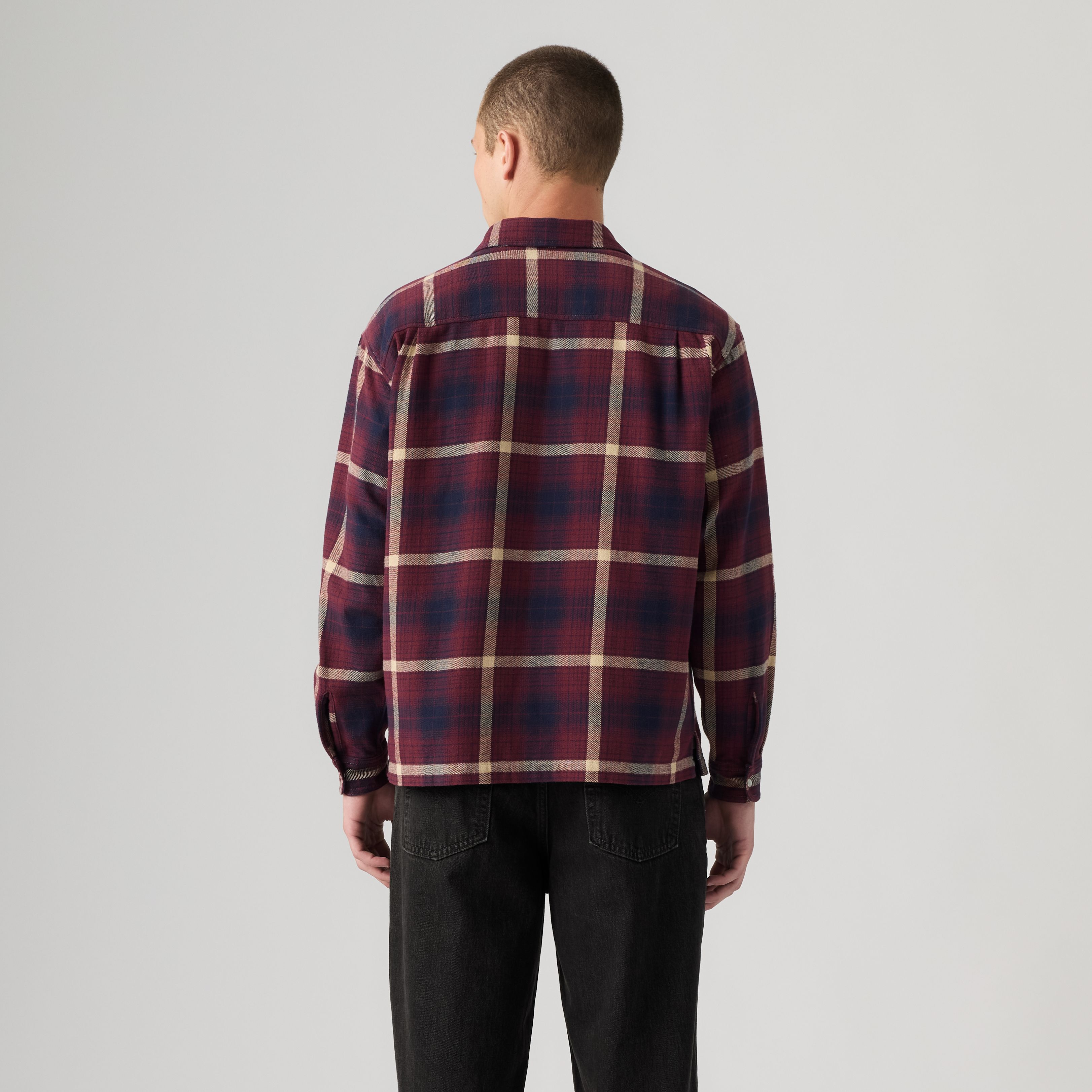 Classic Boxy Western Flannel Shirt 4