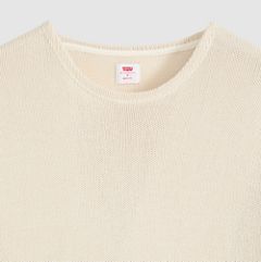 Posey Boxy Sweater — Oatmeal - White 6