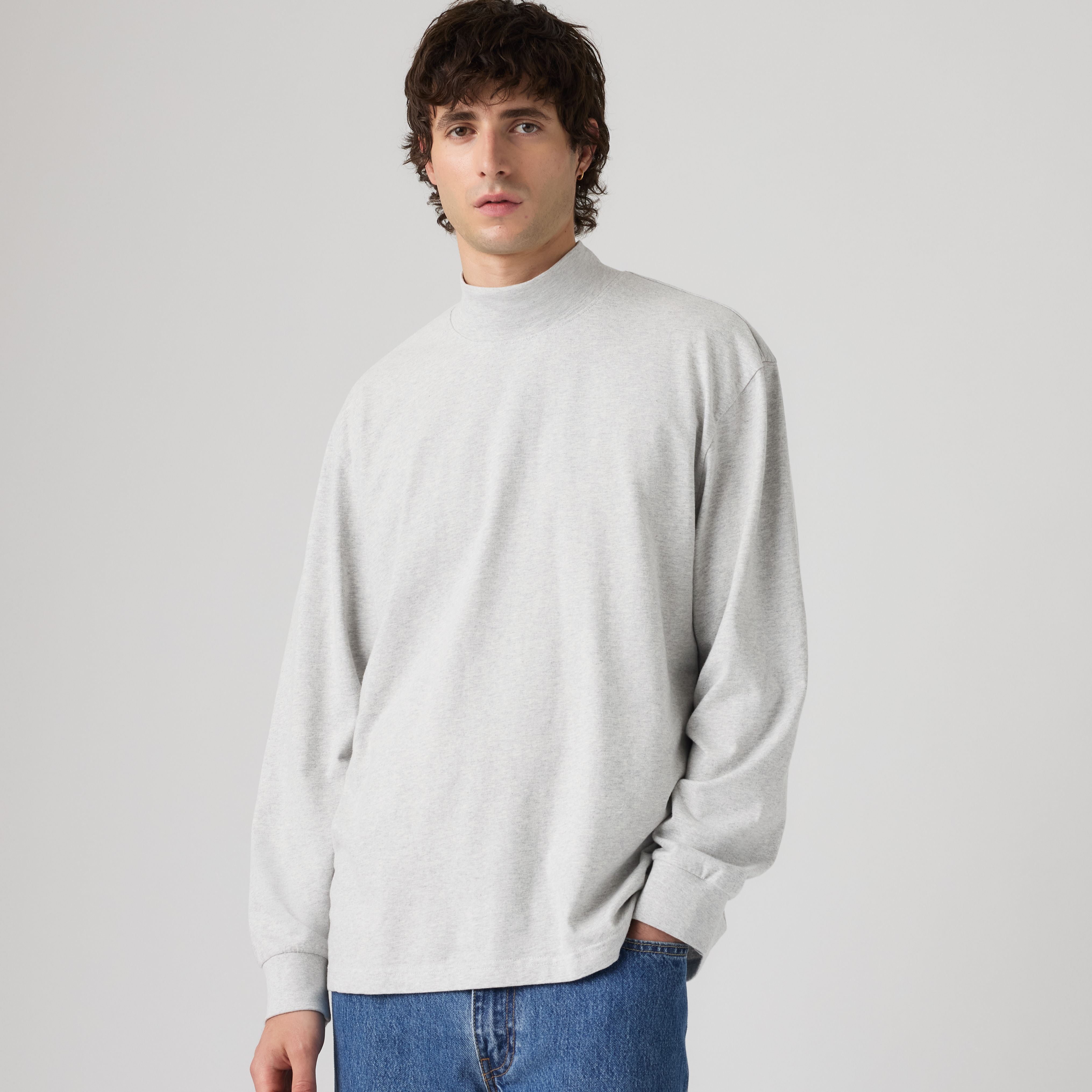 Weber Mock Neck Long-Sleeve T-Shirt 1