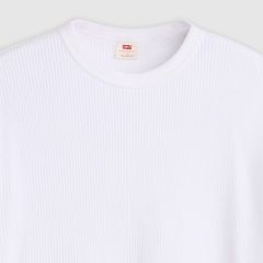 Red Tab Relaxed Long-Sleeve Thermal — White - White 6