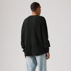 Red Tab Relaxed Long-Sleeve Thermal — Mineral Black Garmen - Black 4