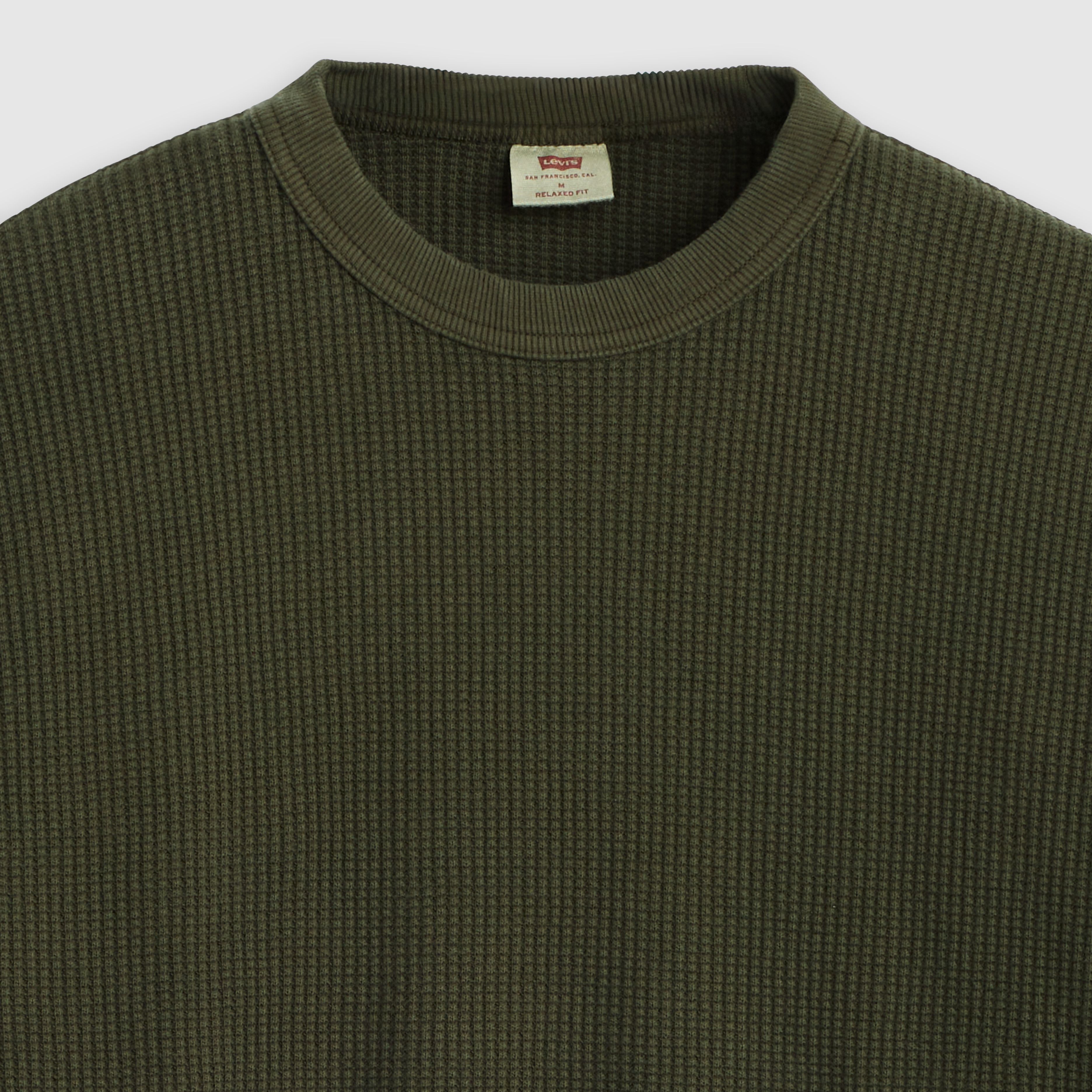 Red Tab Relaxed Garment Dye Long-Sleeve Thermal 6