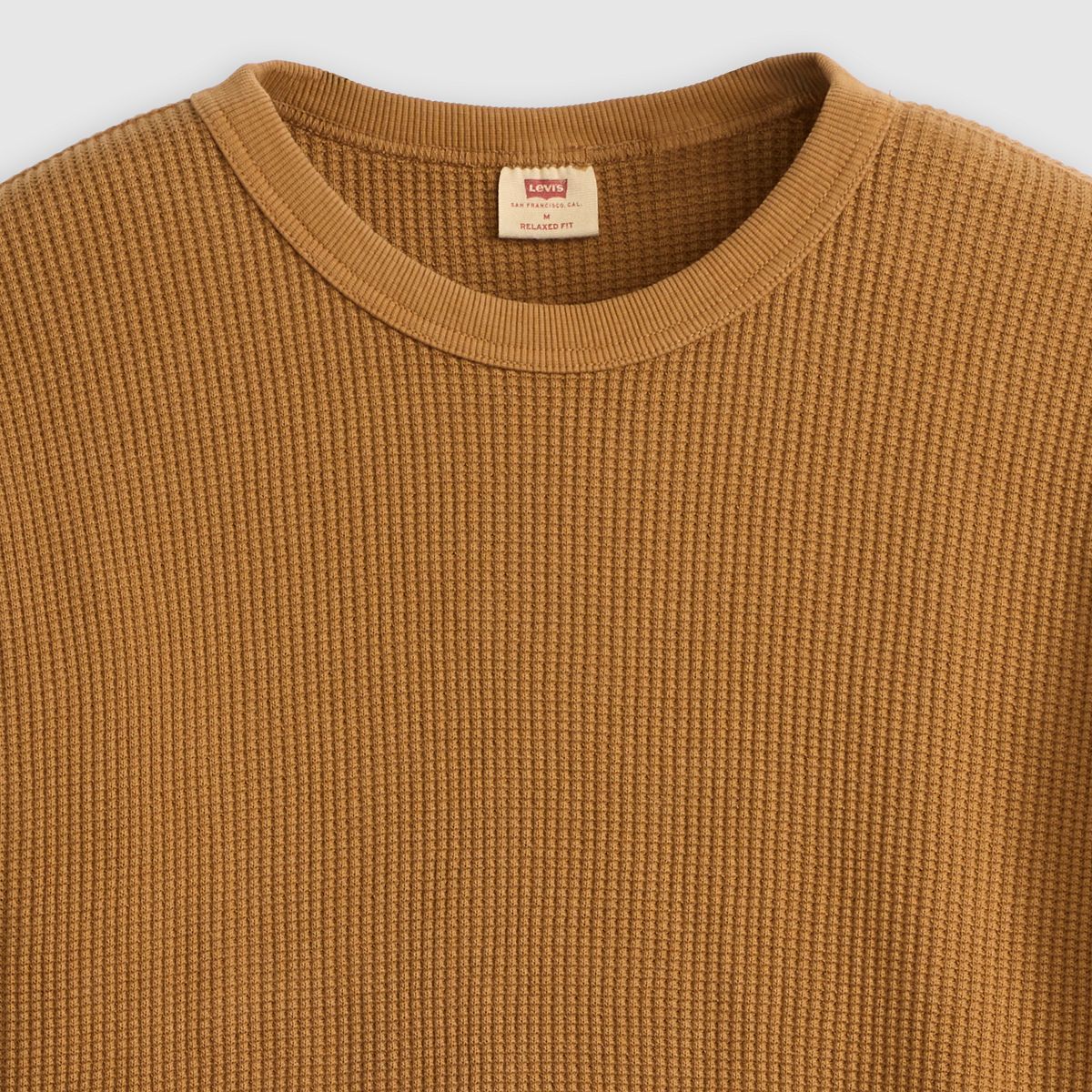 Red Tab Relaxed Long-Sleeve Thermal — Garment Dye Foxtrot - Orange
