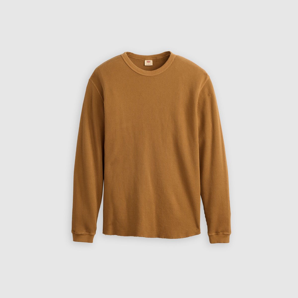 Red Tab Relaxed Long-Sleeve Thermal — Garment Dye Foxtrot - Orange
