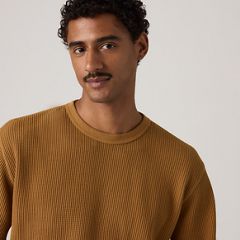 Red Tab Relaxed Long-Sleeve Thermal — Garment Dye Foxtrot - Orange 2