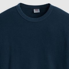 Red Tab Relaxed Long-Sleeve Thermal — Garment Dye Nightfall Navy - Blue 6