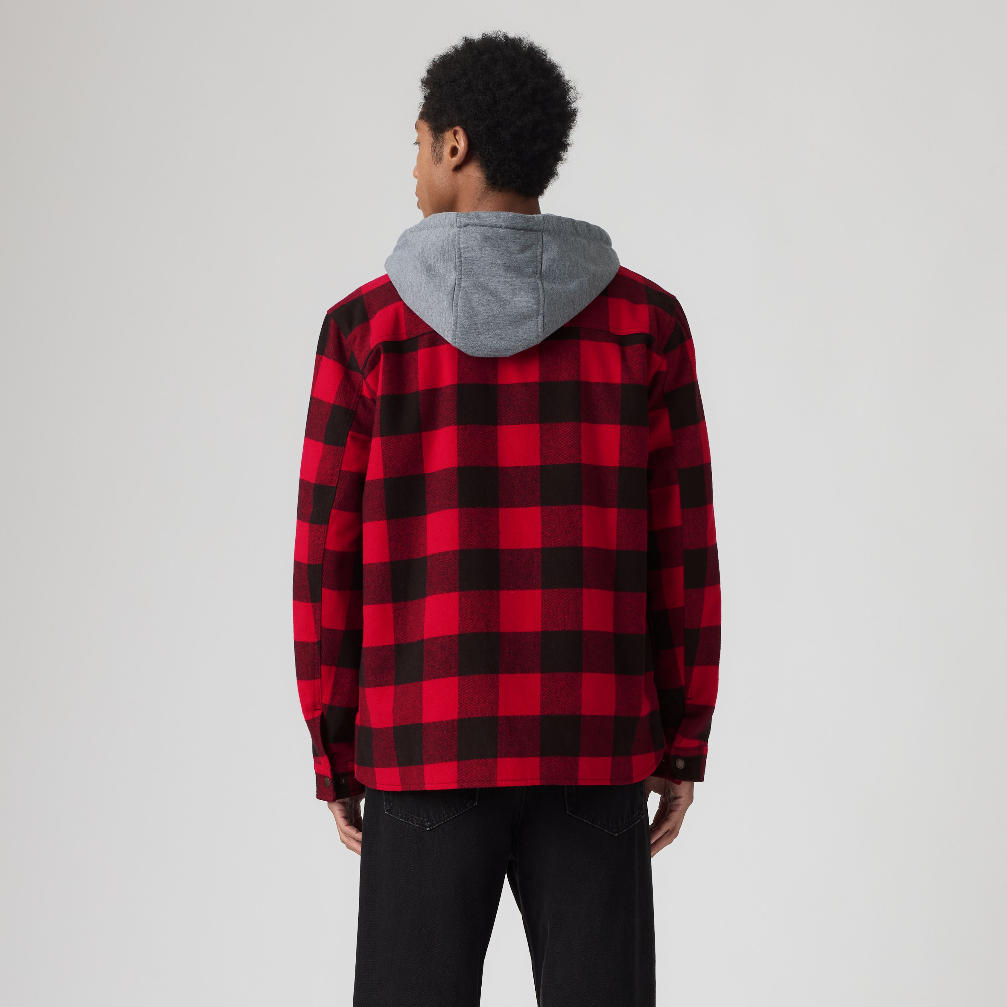 Flannel Hoodie Overshirt 4