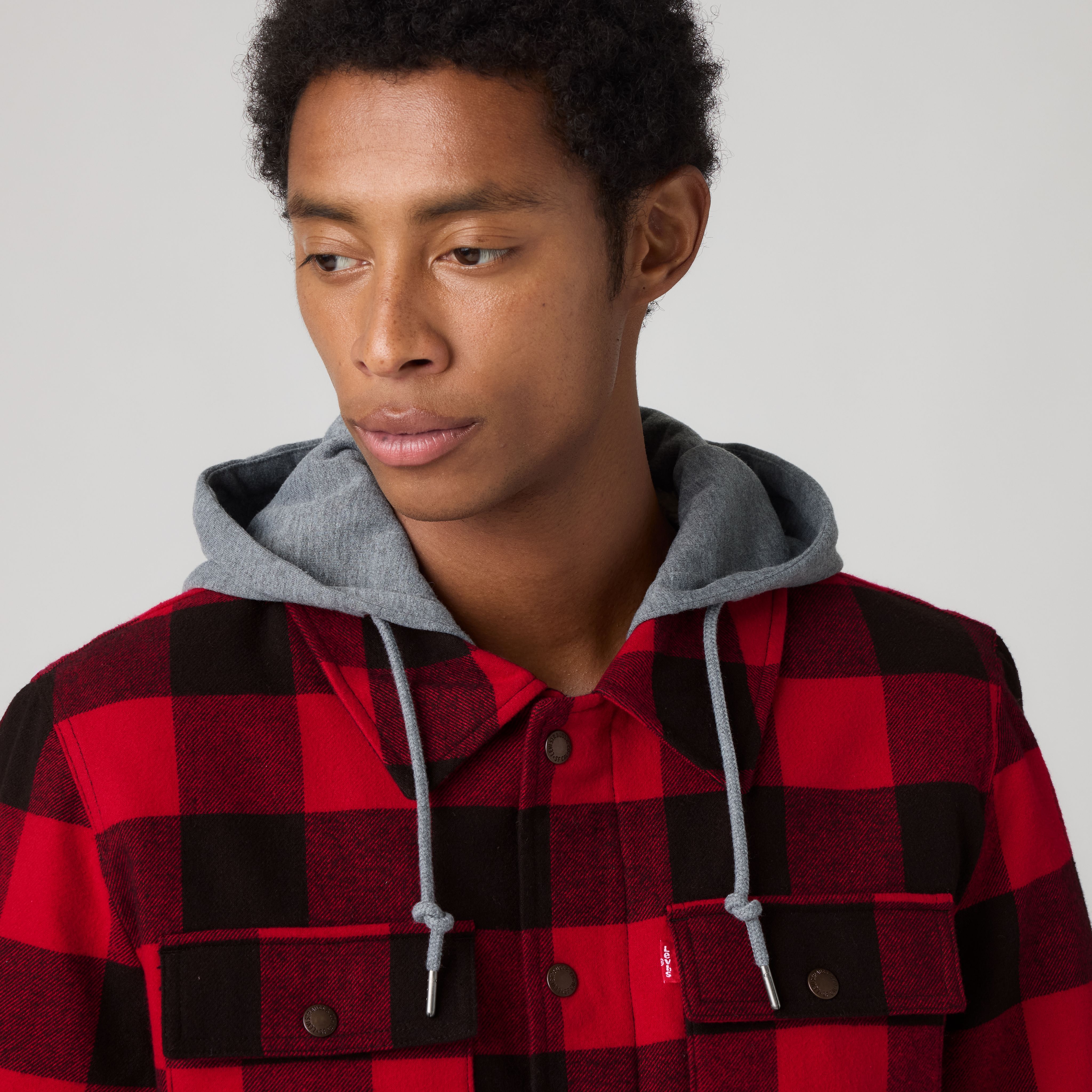Flannel Hoodie Overshirt 2