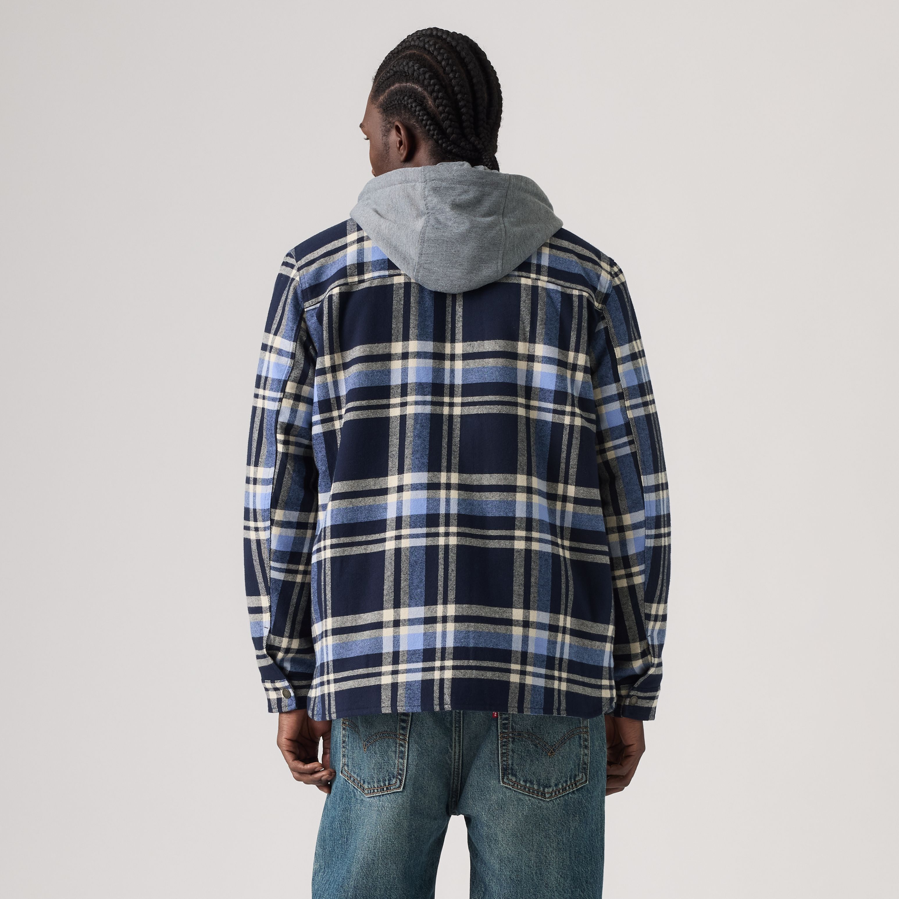 Flannel Hoodie Overshirt 4