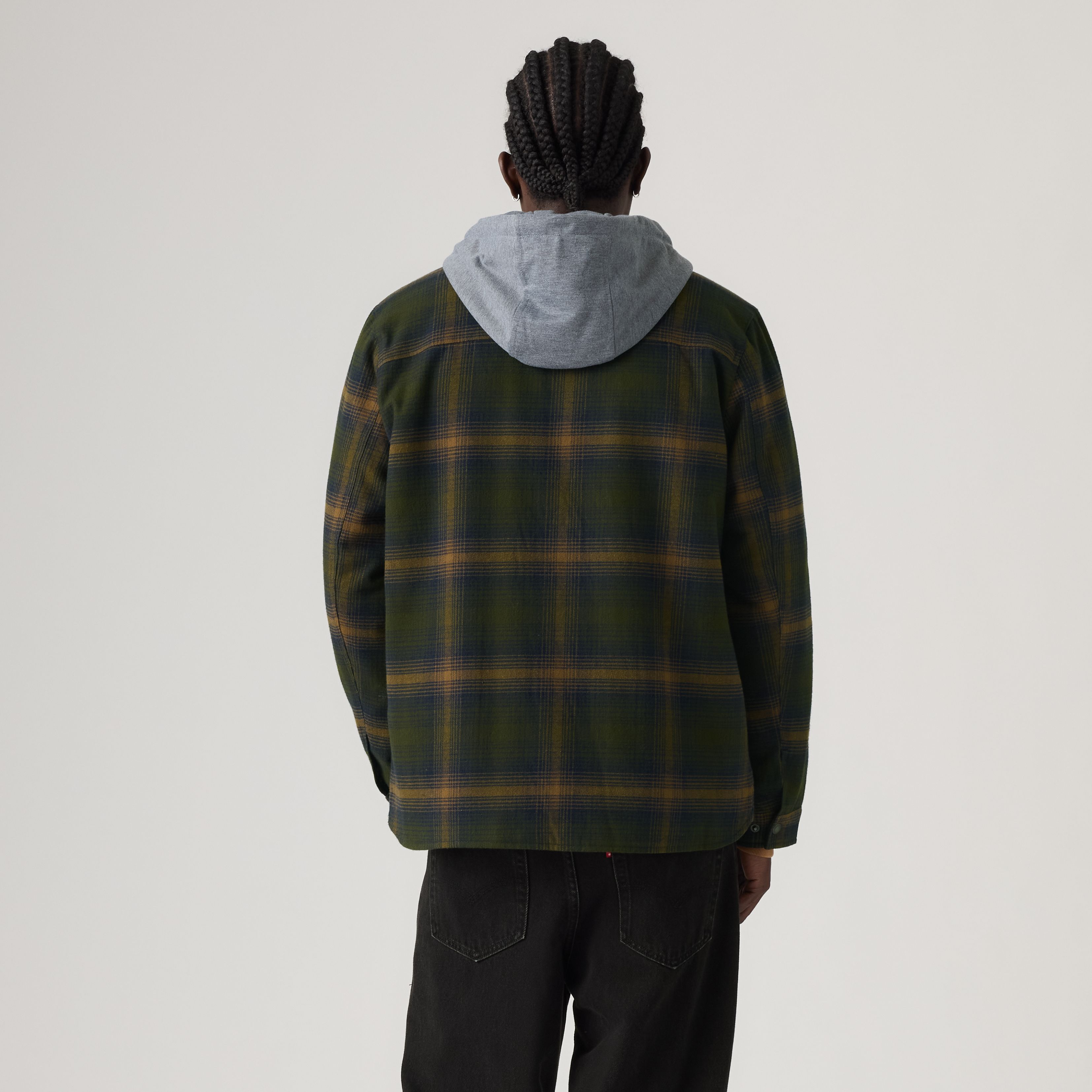 Flannel Hoodie Overshirt 4