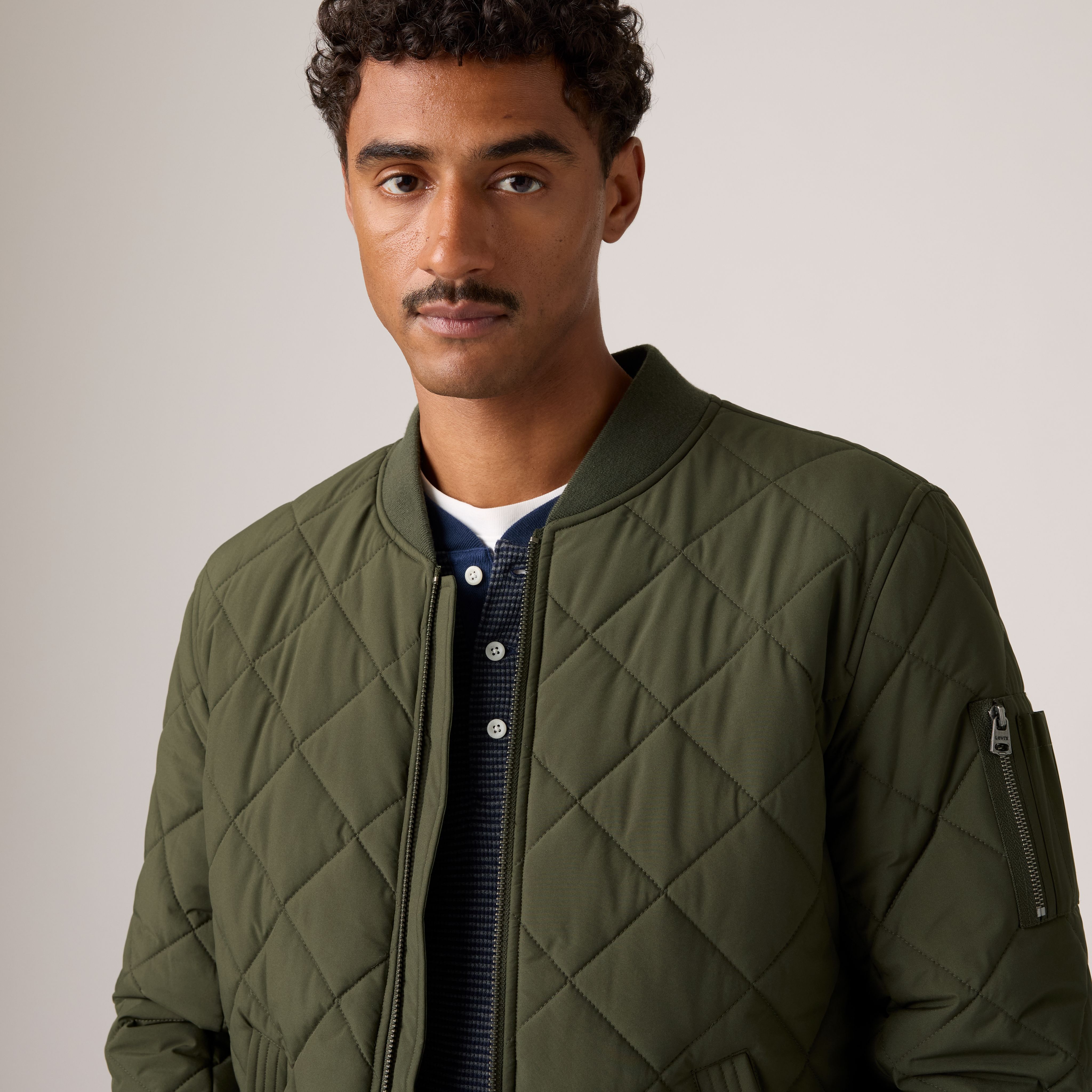 Quilted Bomber Jacket 2