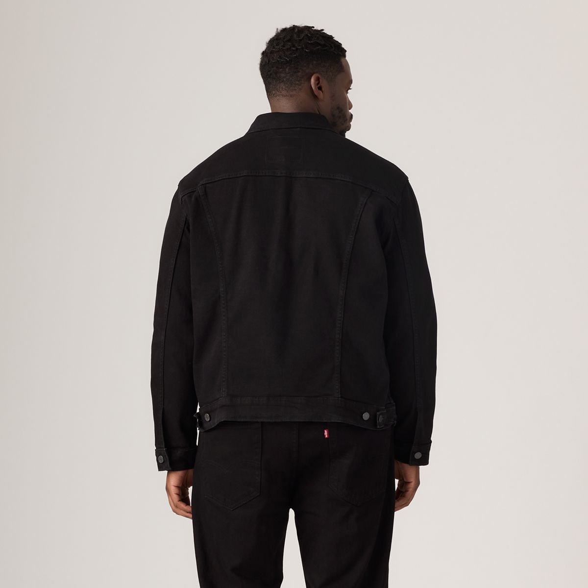 Trucker Jacket (Big) — Last Nite - Black