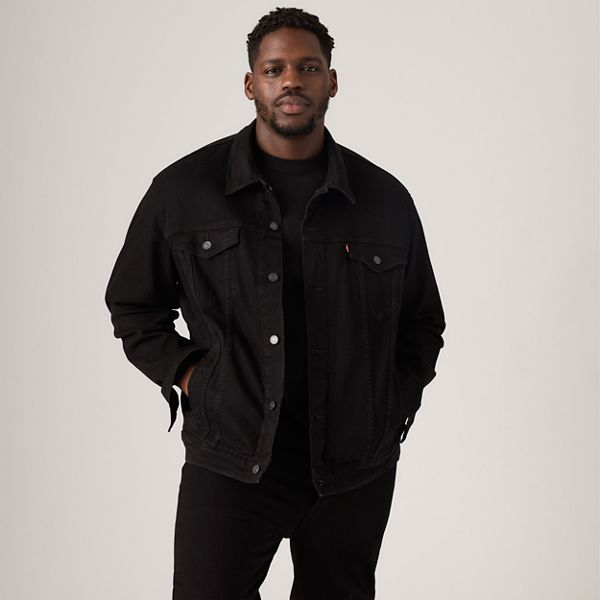 Trucker Jacket (Big) — Last Nite - Black