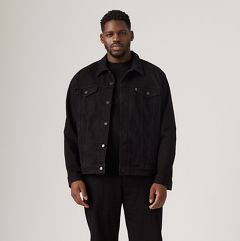 Trucker Jacket (Big) — Last Nite - Black 3