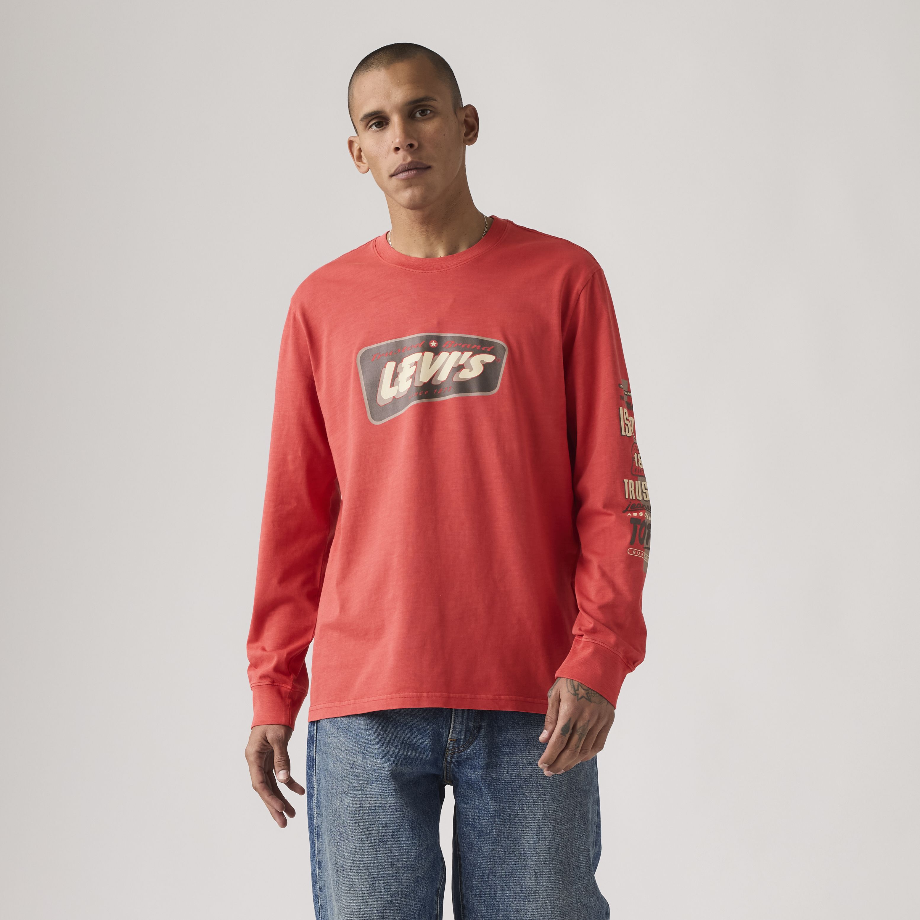 Relaxed Fit Graphic Long-Sleeve T-Shirt 12
