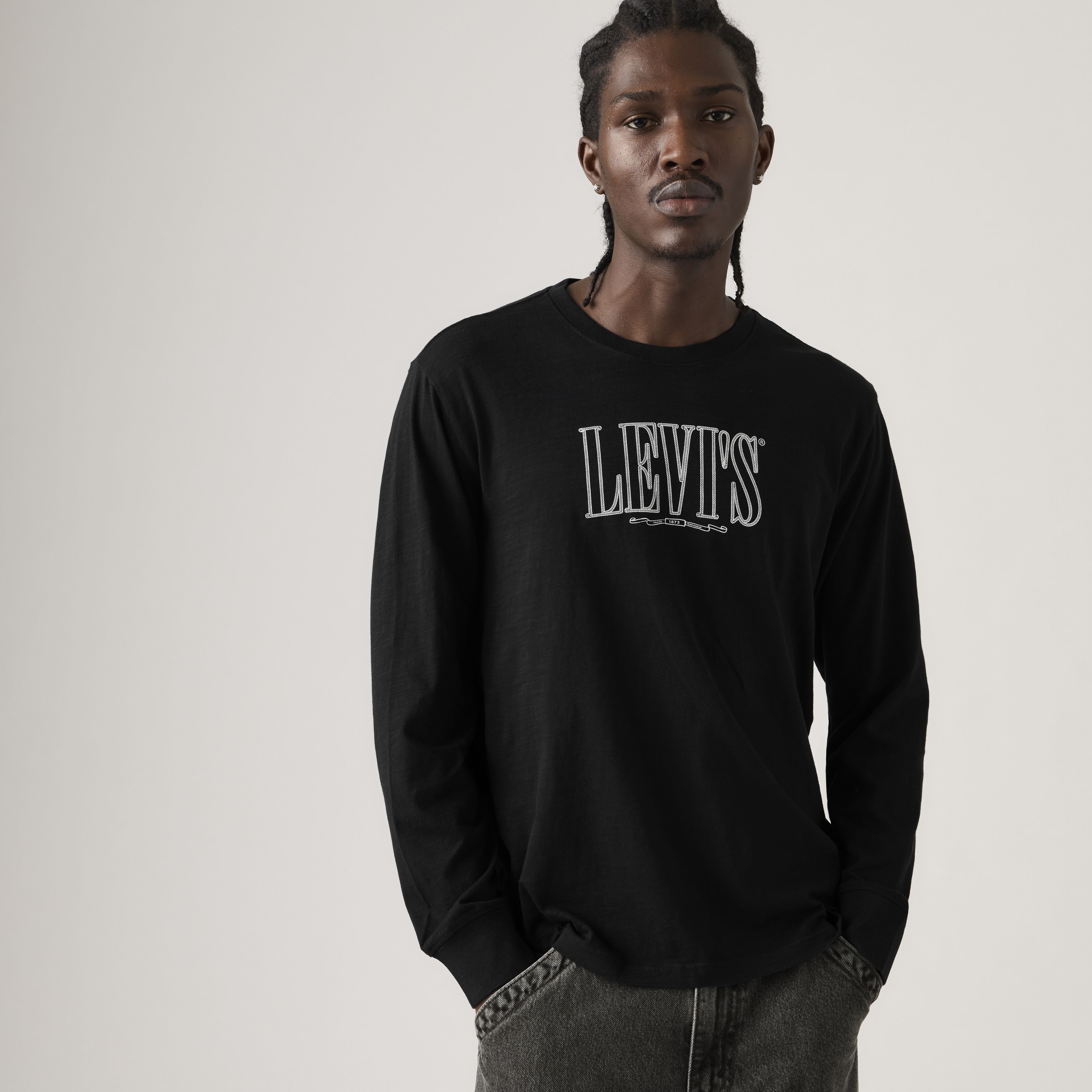 Relaxed Fit Long-Sleeve Graphic T-Shirt 4