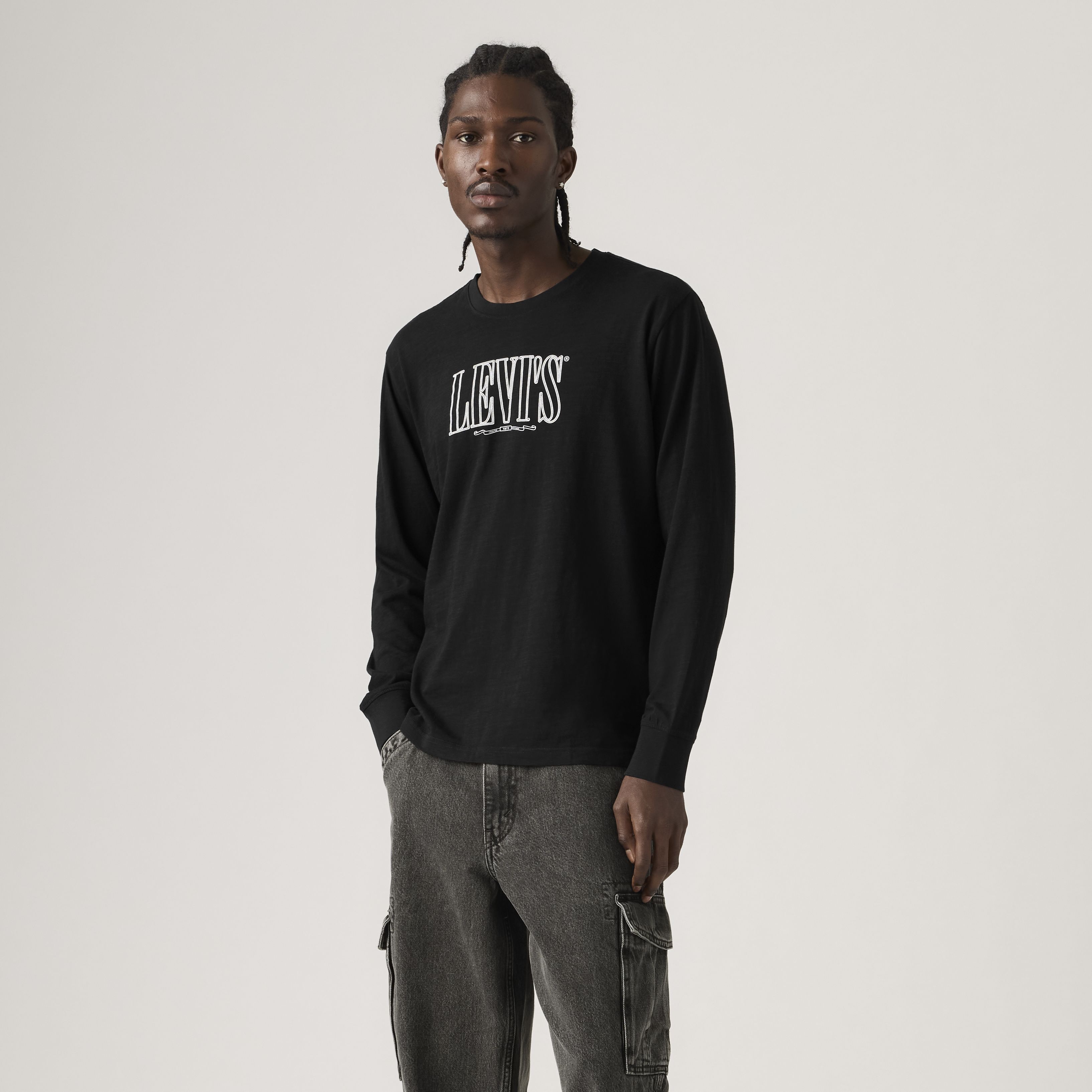Relaxed Fit Long-Sleeve Graphic T-Shirt 10