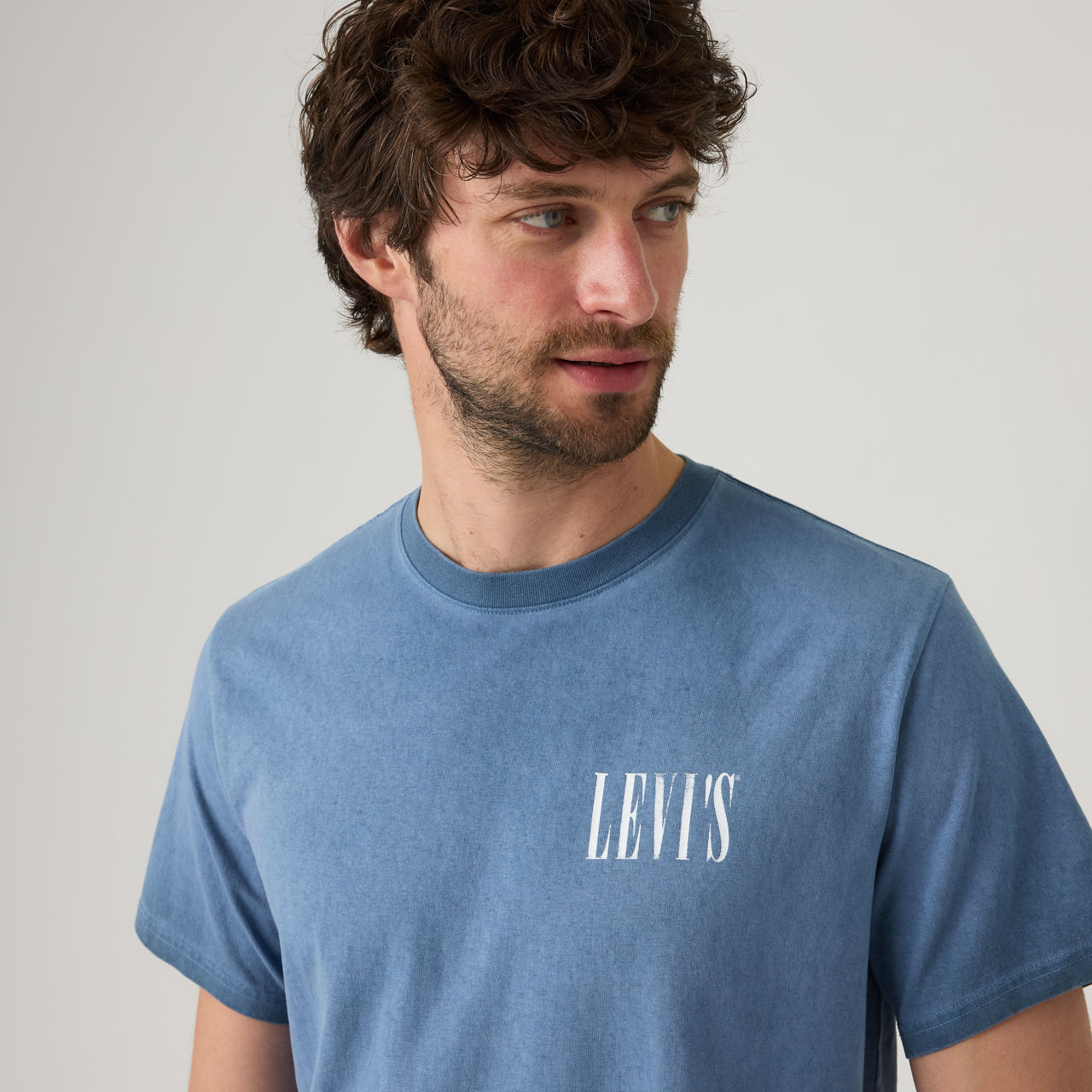 Relaxed Fit Short-Sleeve Distressed T-Shirt