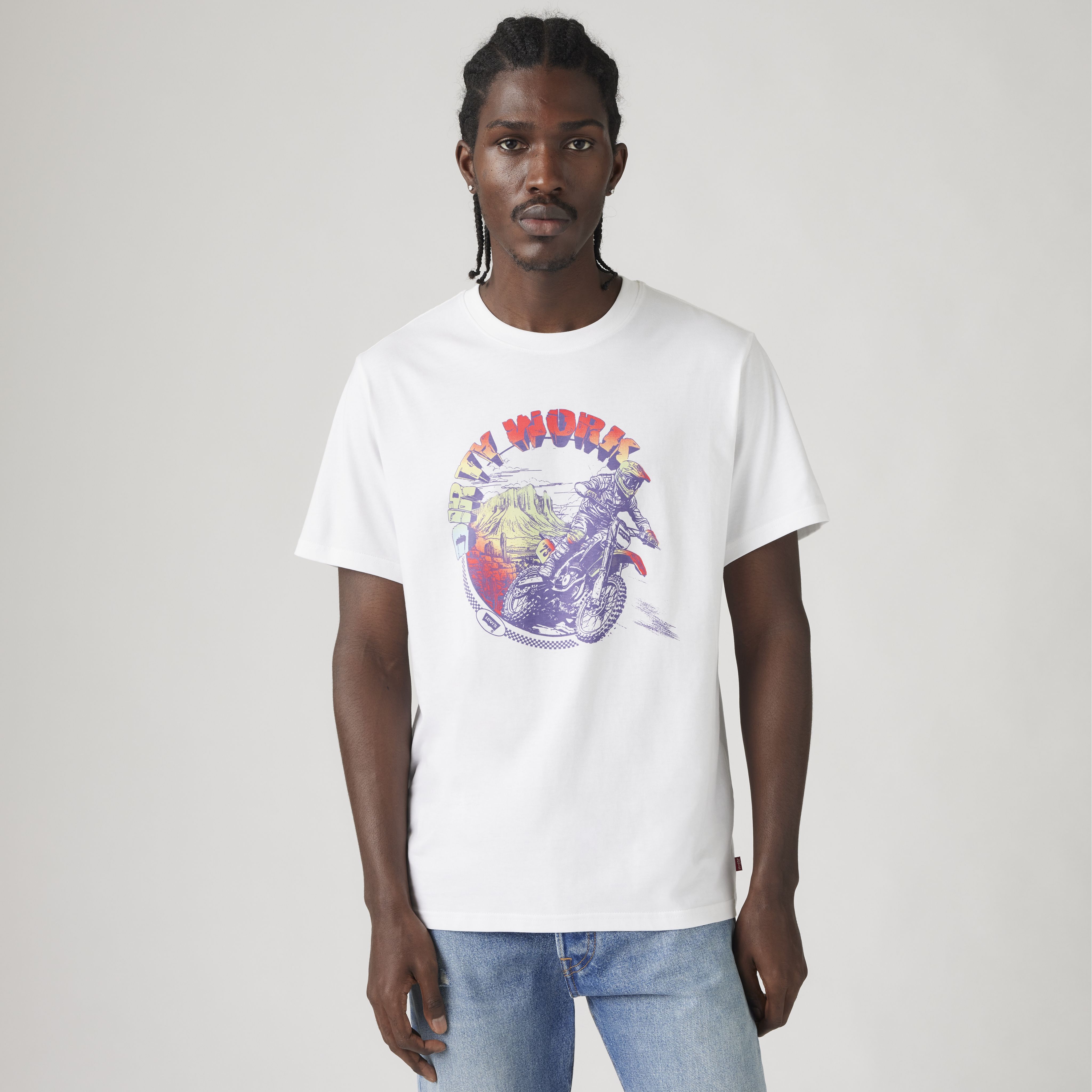 Relaxed Fit Short Sleeve Graphic T-Shirt 1
