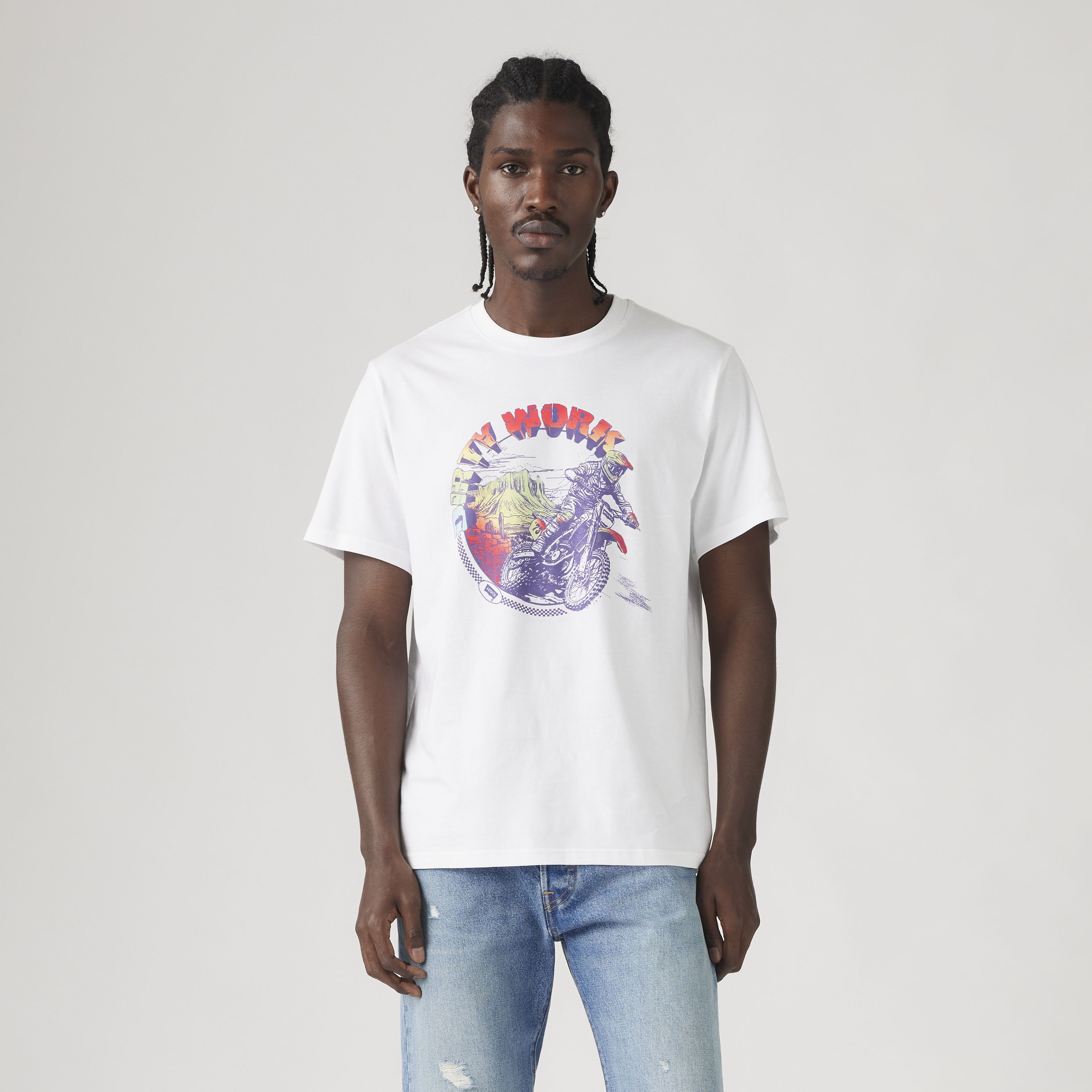 Relaxed Fit Short Sleeve Graphic T-Shirt 3