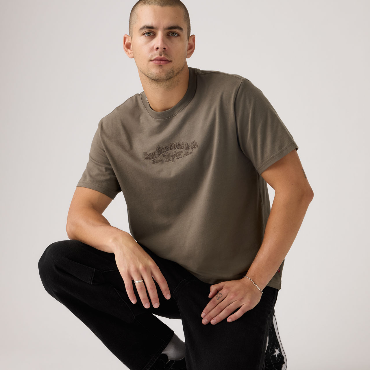 Relaxed Fit Short Sleeve T-Shirt 1