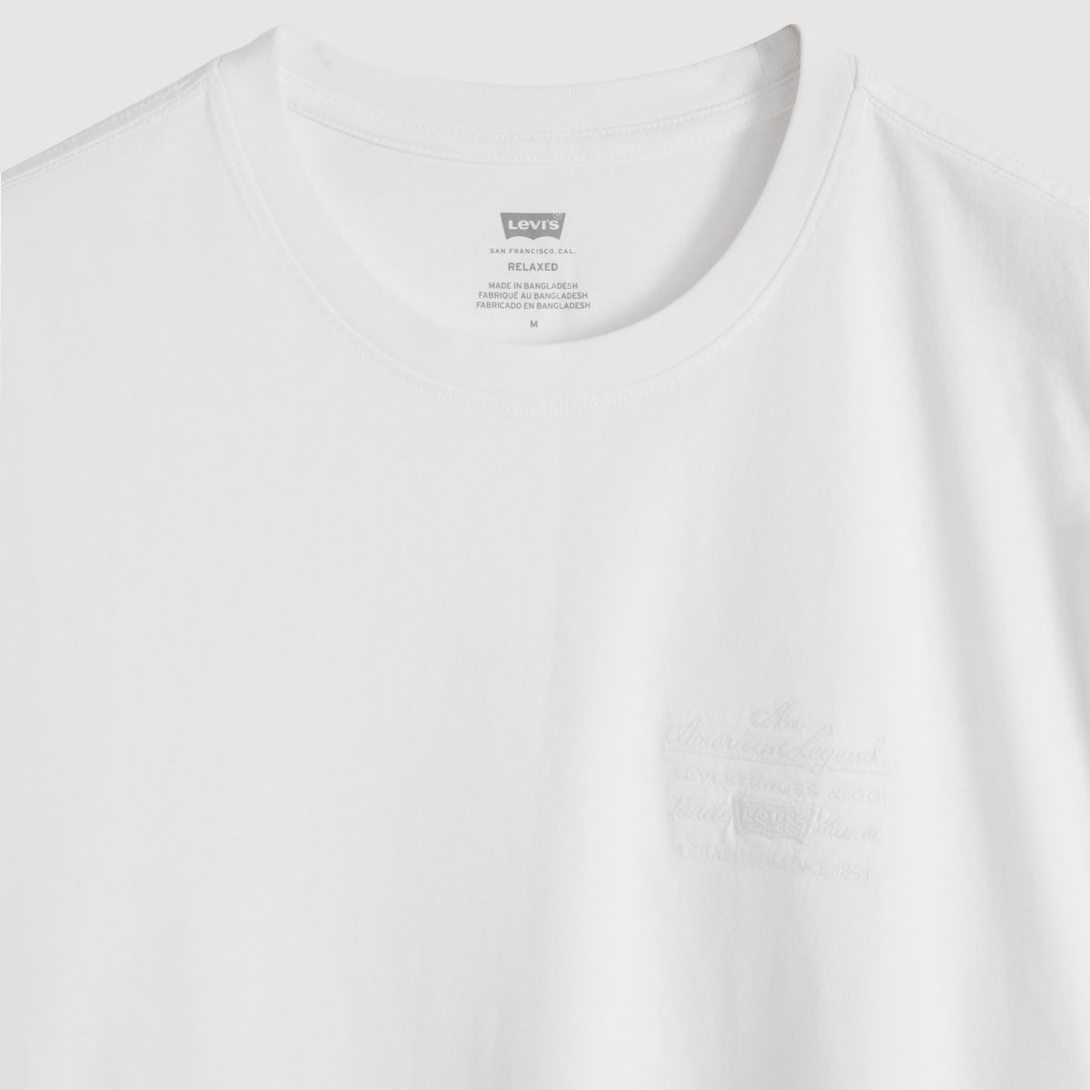 Relaxed Embroidered Graphic T-Shirt — American Legend White - White