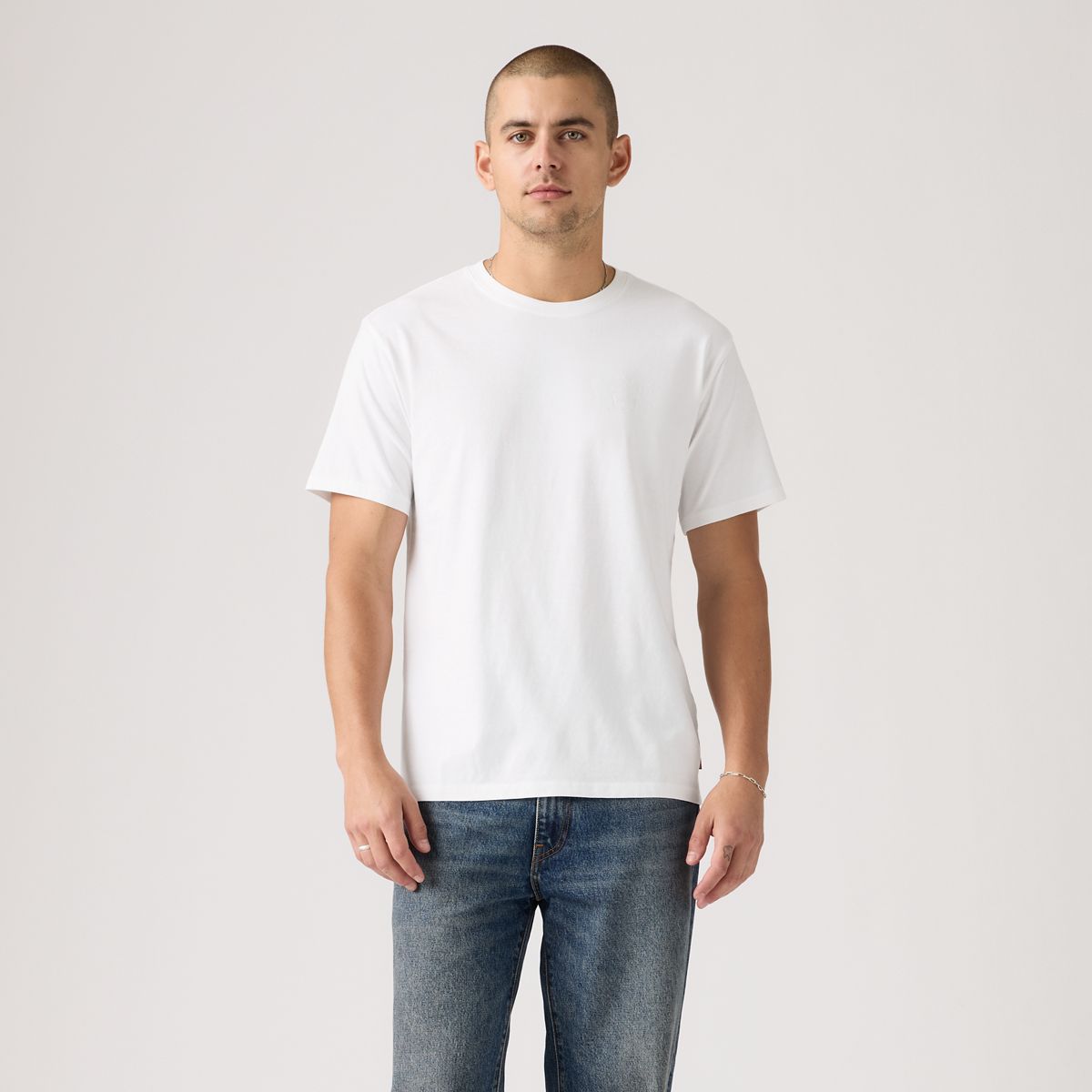 Relaxed Embroidered Graphic T-Shirt — American Legend White - White
