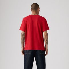 Relaxed Graphic T-Shirt — Off The Record Emboldened - Red 4