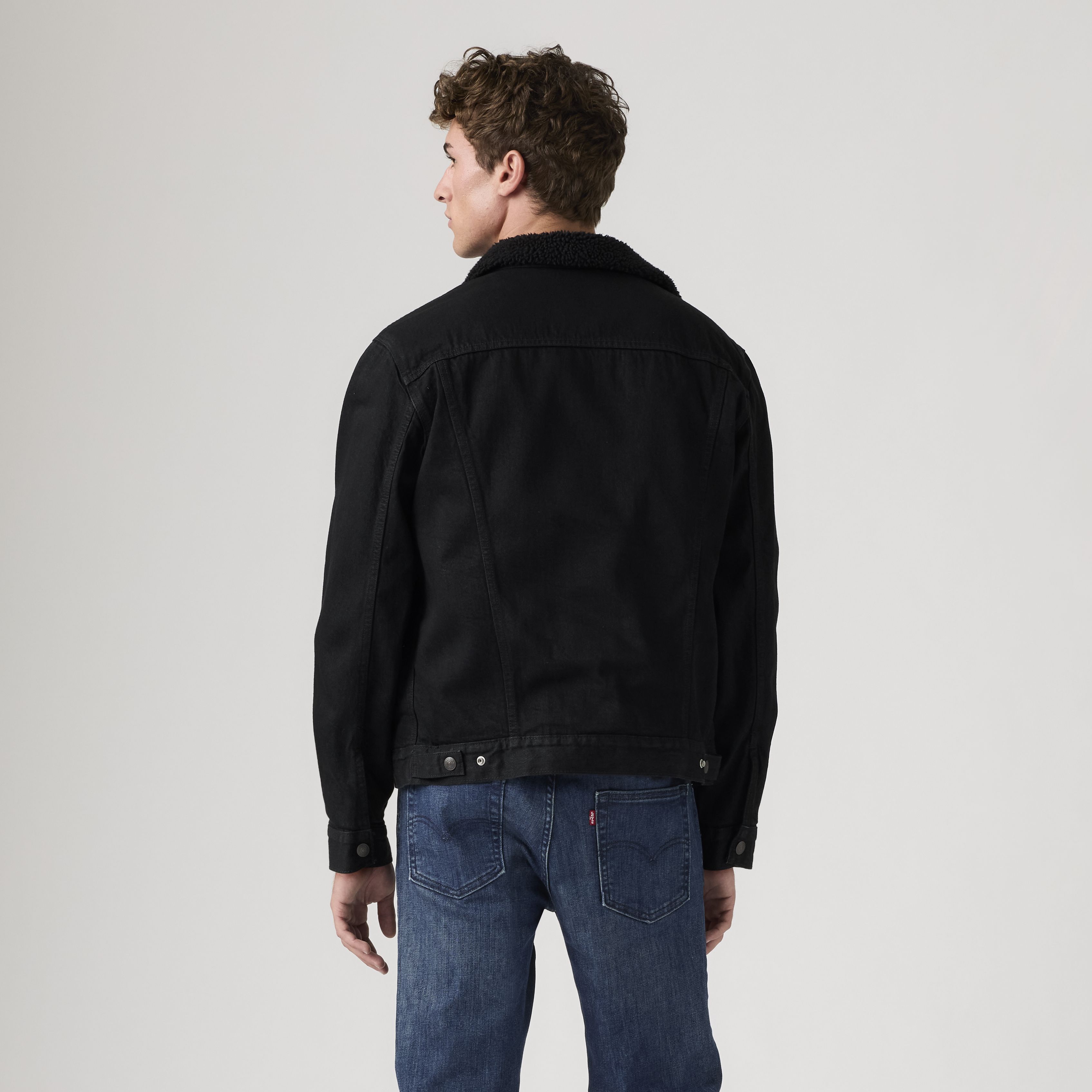 Type Iii Sherpa Trucker Jacket - Black | Levi's® US