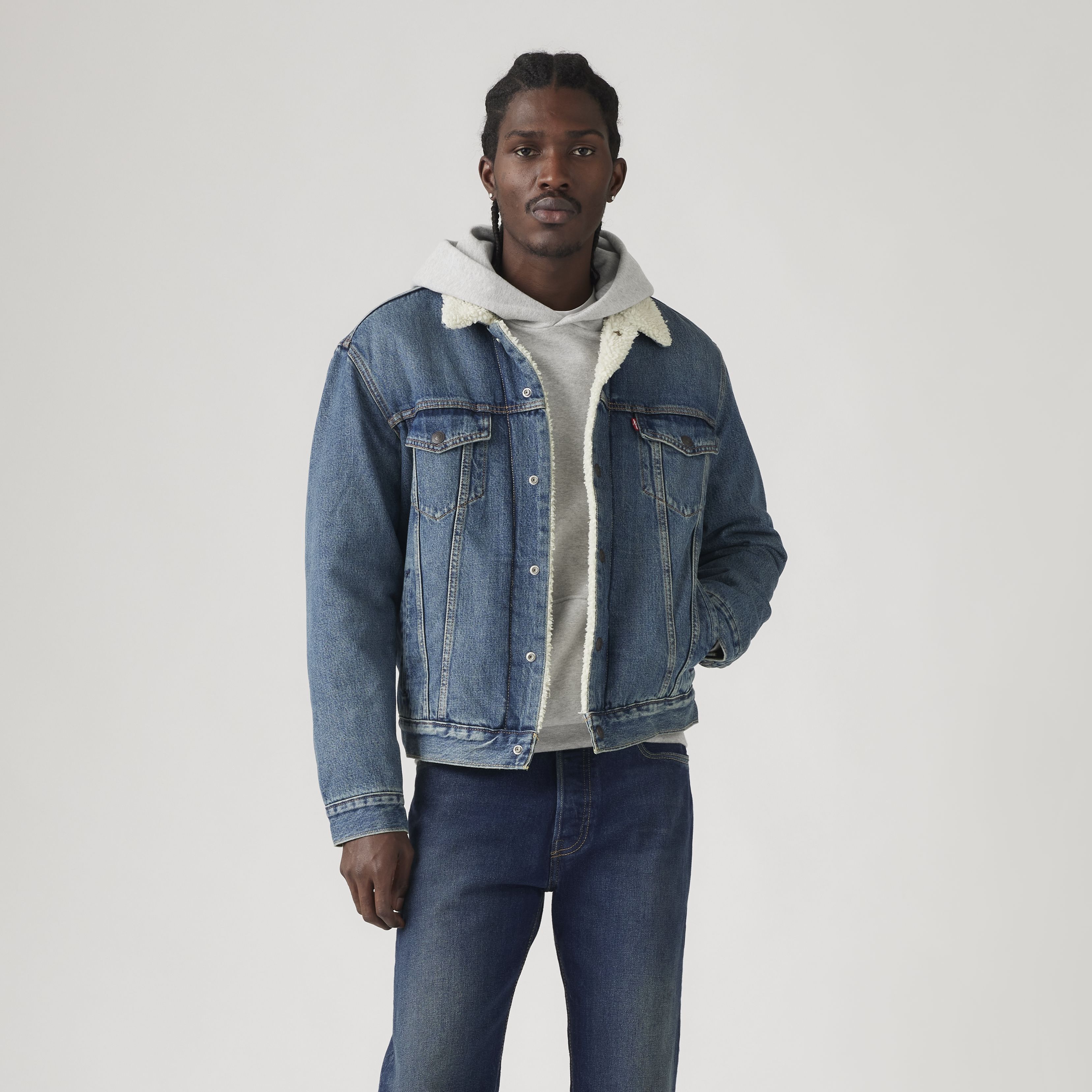 Type Iii Sherpa Trucker Jacket - Medium Wash | Levi's® US