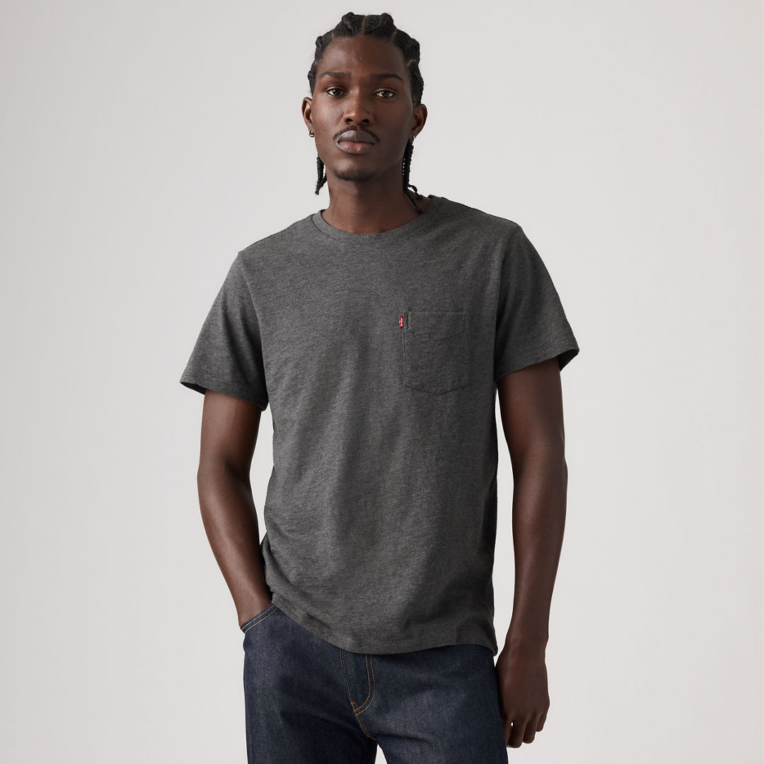 Levi's Classic Pocket T-shirt In Gray
