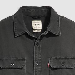 Jackson Relaxed Corduroy Worker — Cosmo Washed Plaid - Black 6