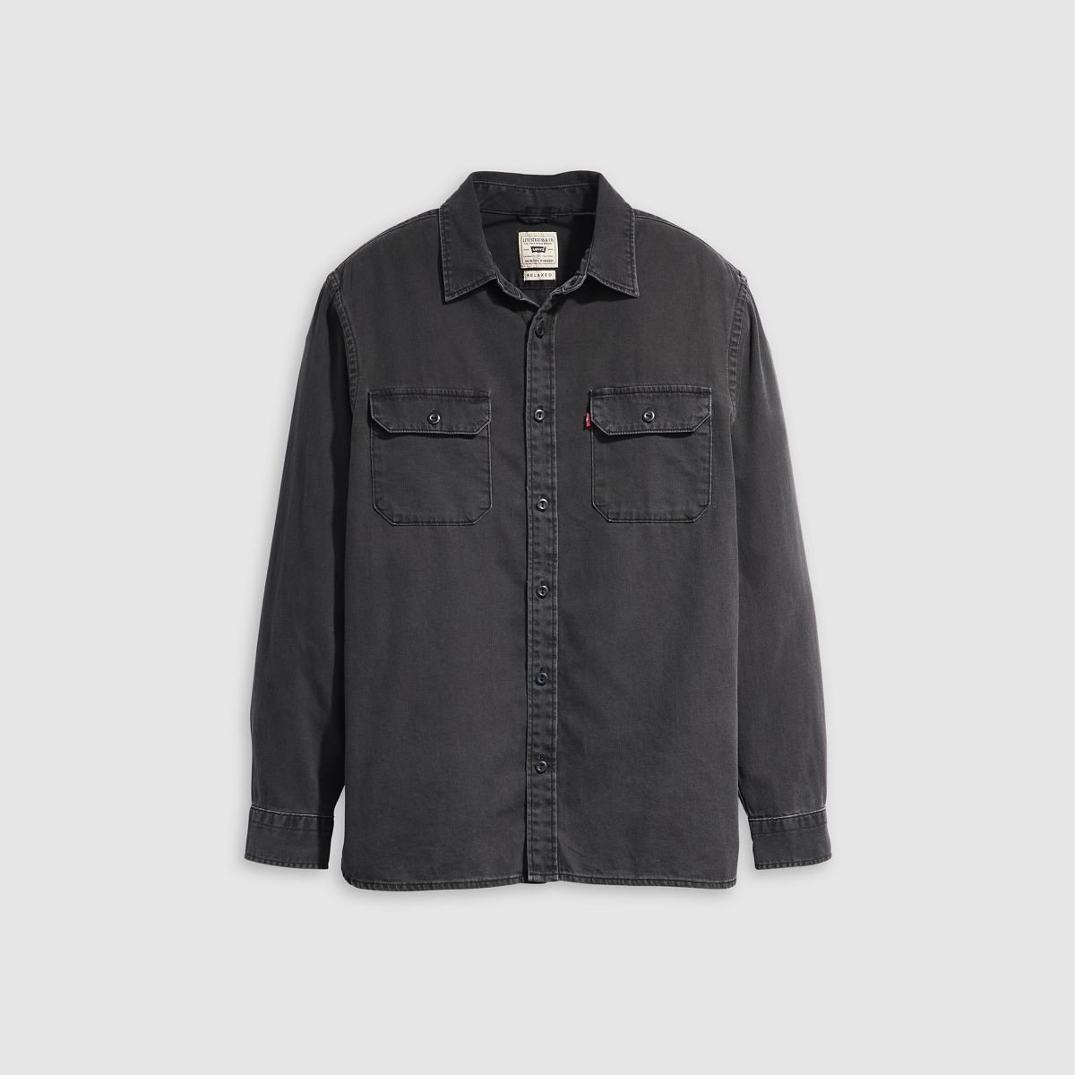 Jackson Relaxed Corduroy Worker — Cosmo Washed Plaid - Black