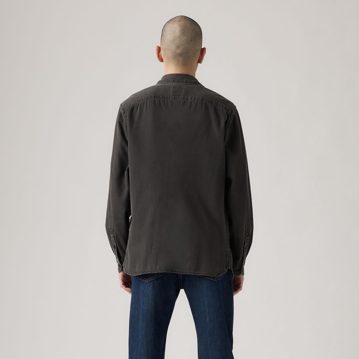 Jackson Relaxed Corduroy Worker — Cosmo Washed Plaid - Black