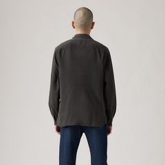 Jackson Relaxed Corduroy Worker — Cosmo Washed Plaid - Black 3