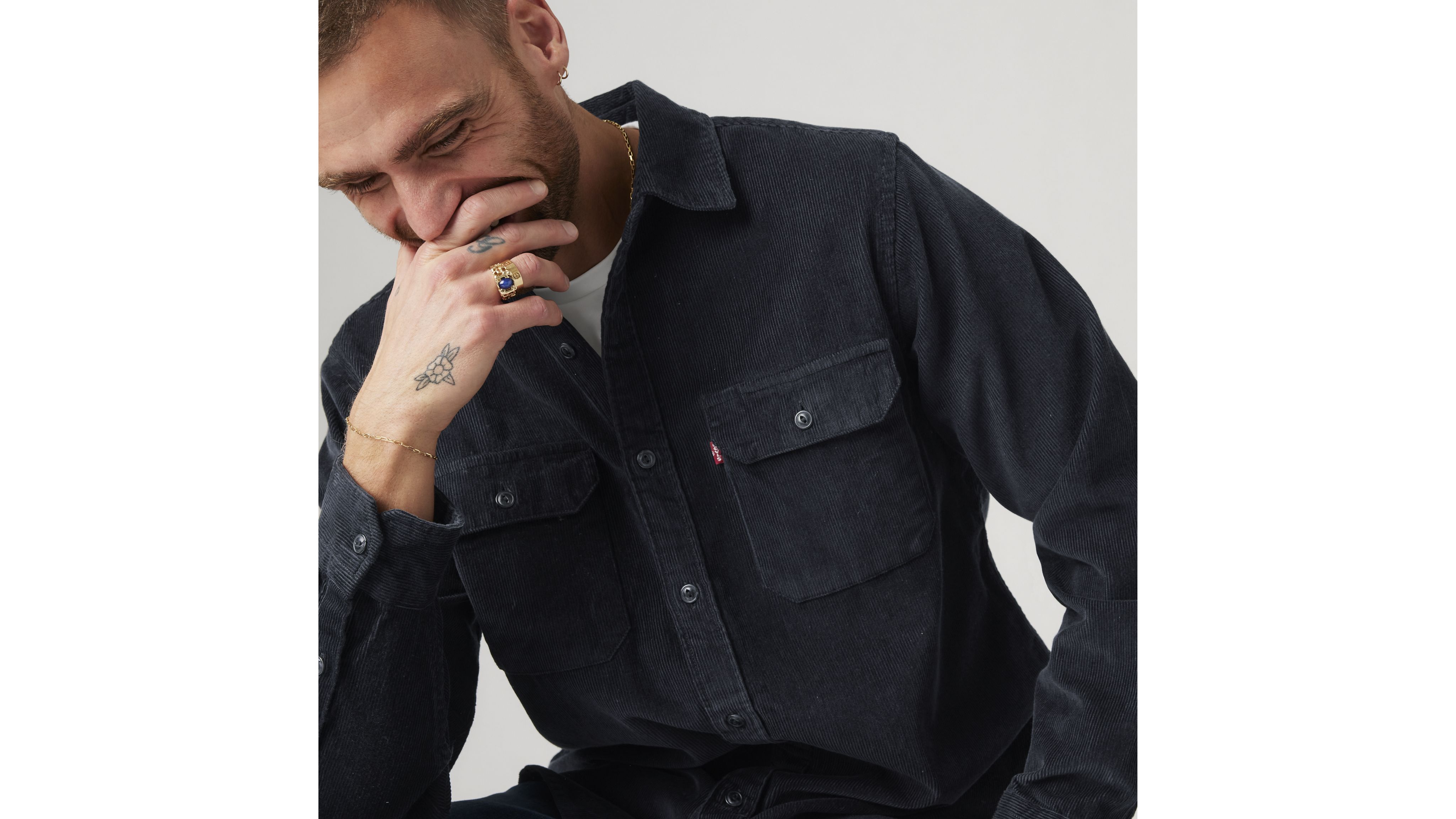 Surchemise velours Worker Jackson 4