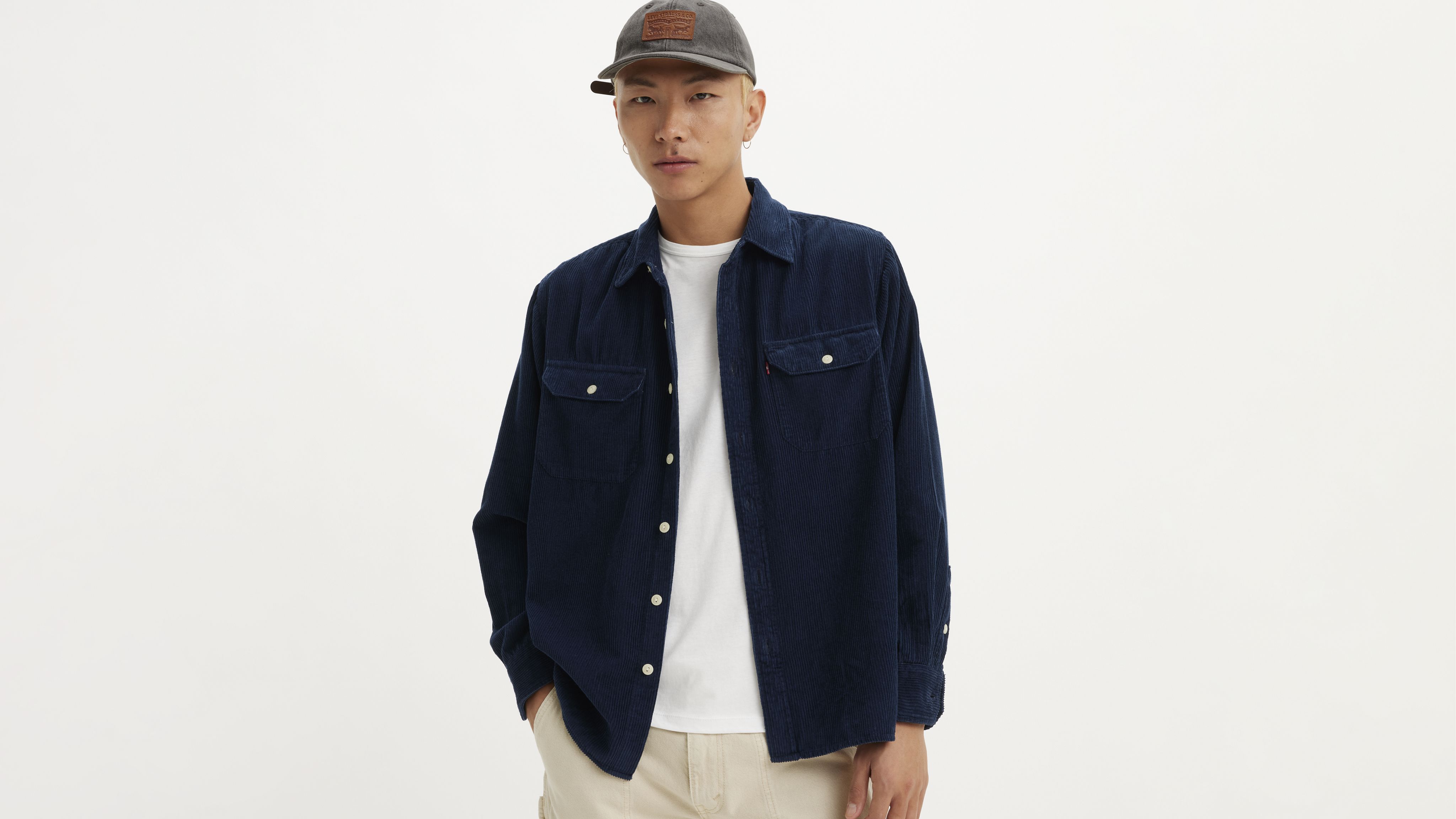 Jackson Worker Corduroy Overshirt - Blue | Levi's® US