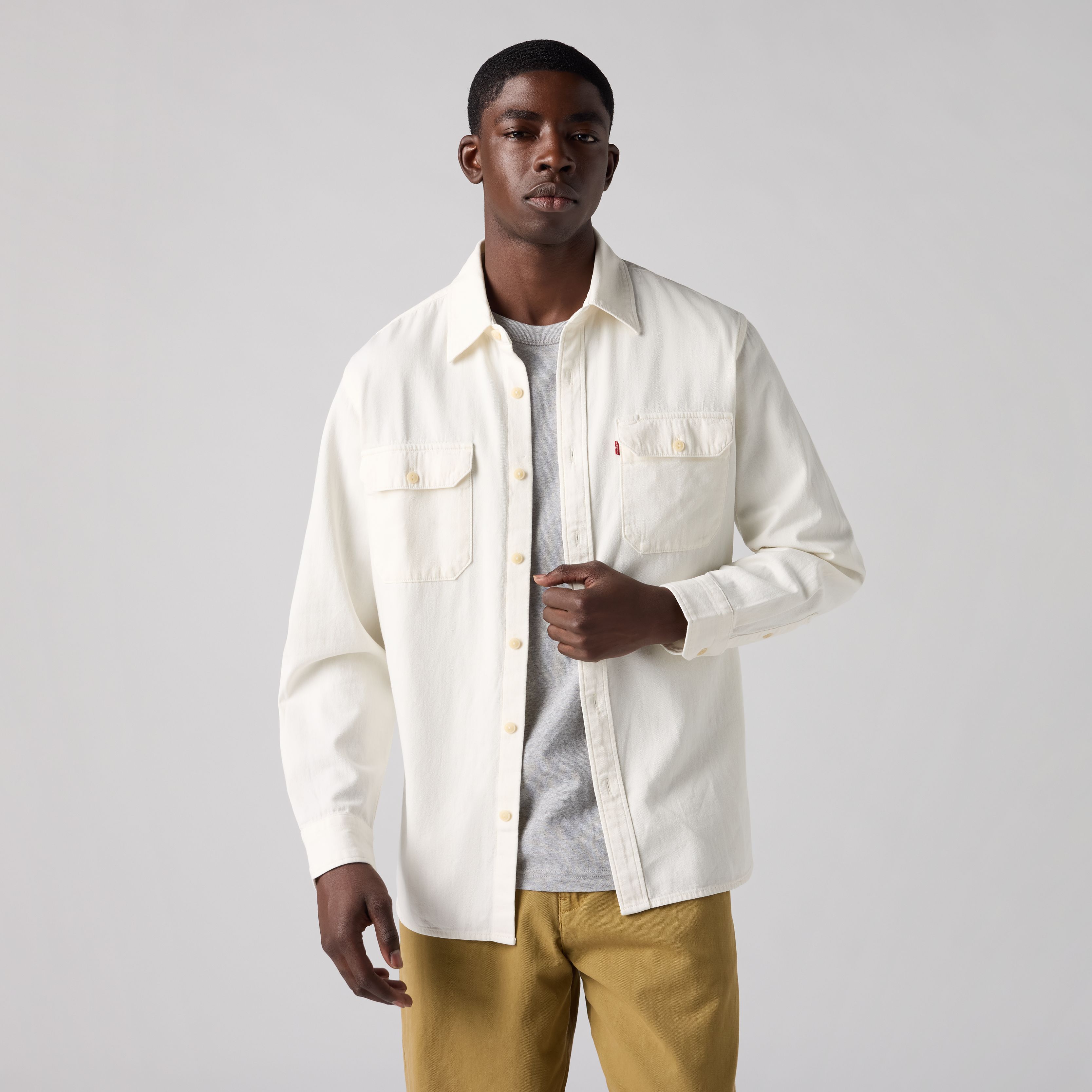 Jackson Worker Overshirt - White | Levi's® US