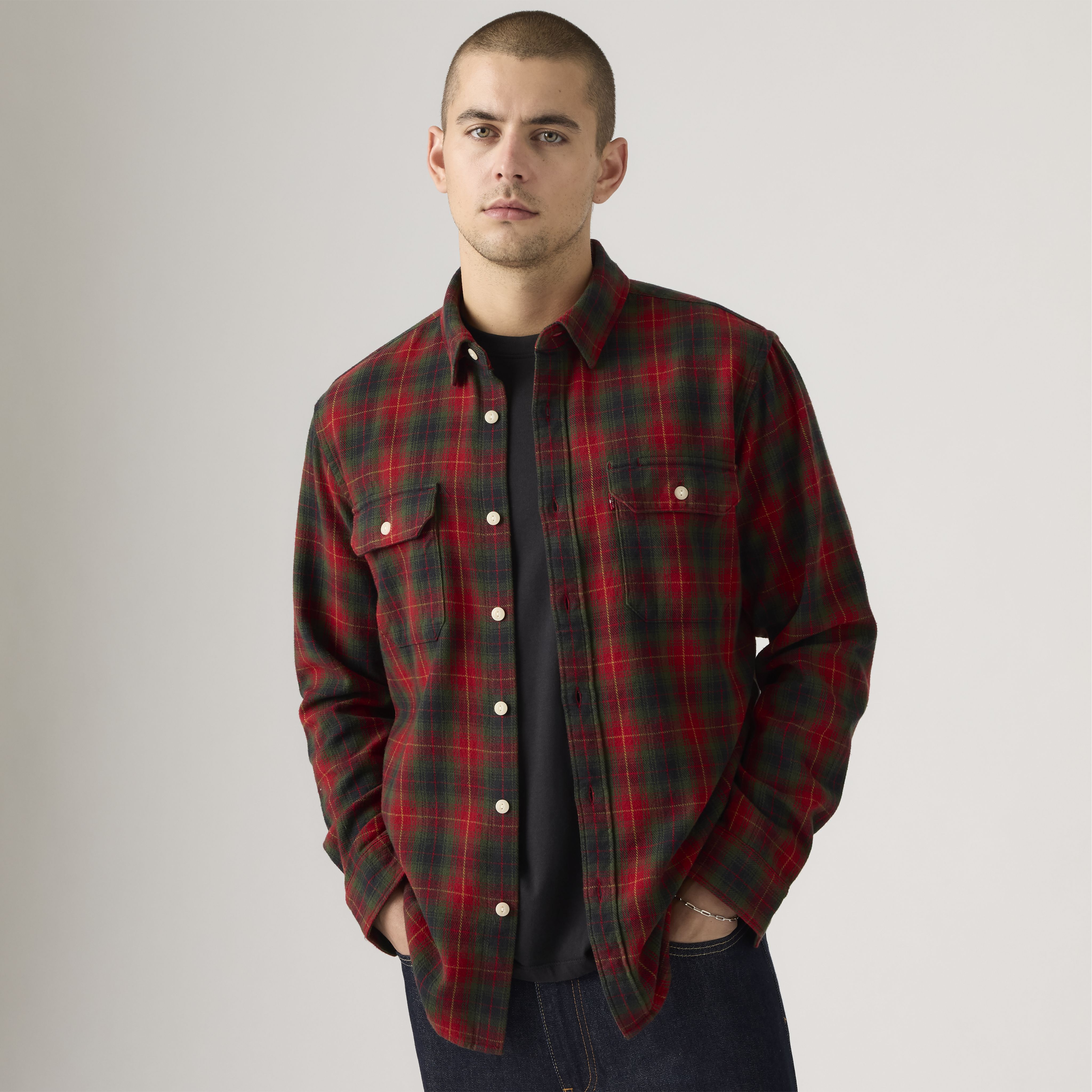 Jackson Worker Flannel Overshirt 1