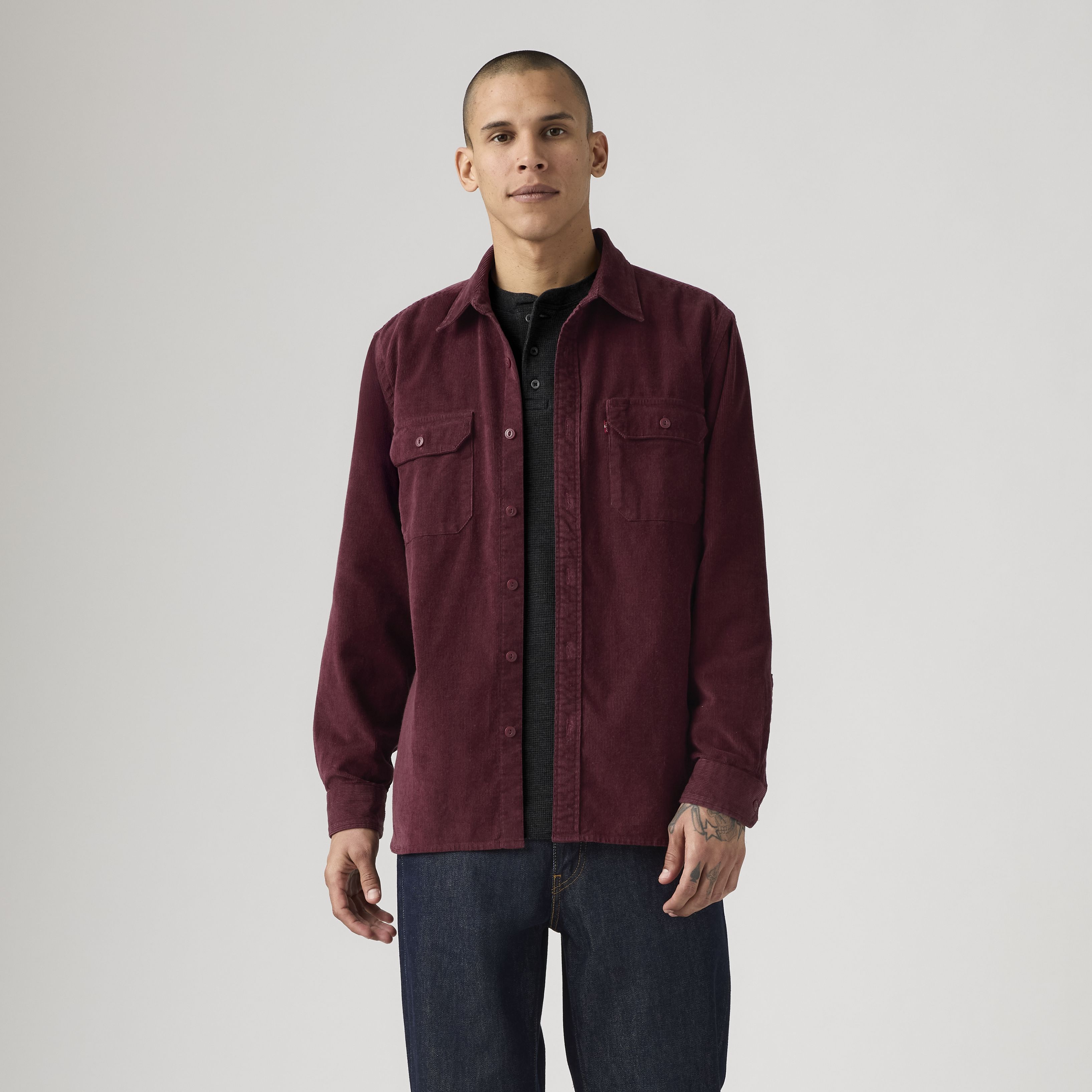 Surchemise Jackson Worker velours 2