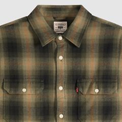 Jackson Relaxed Corduroy Worker — Jericho Plaid Rosin - Green 6