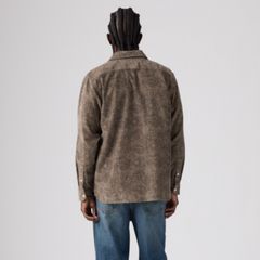 Jackson Relaxed Corduroy Worker — Rogelio Print Brindle - Brown 4