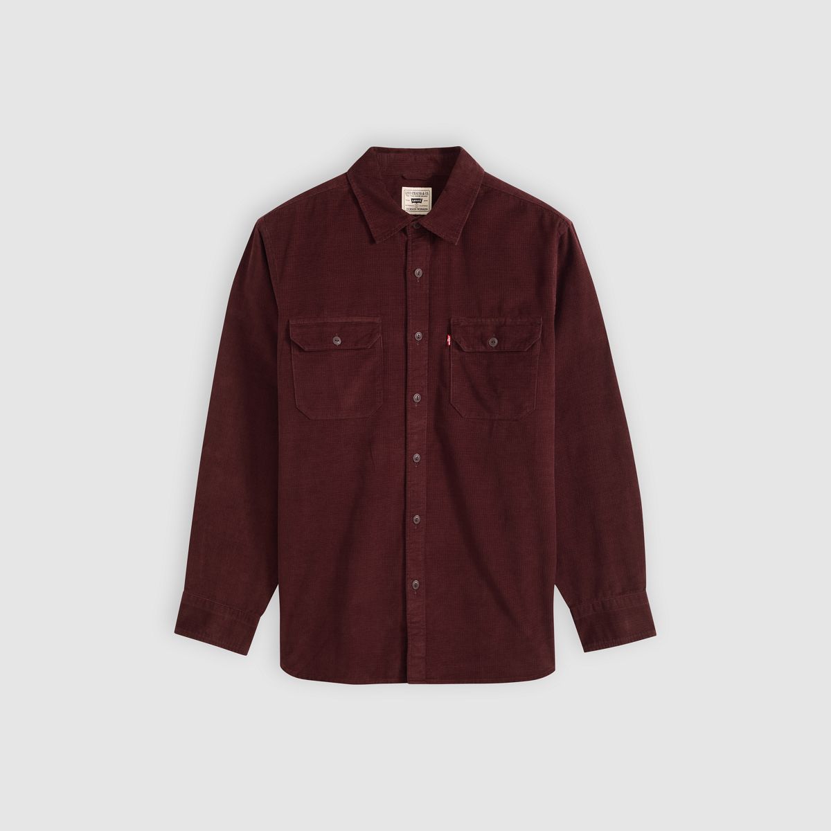 Jackson Relaxed Corduroy Worker — Vineyard Wine - Red