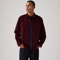 Jackson Relaxed Corduroy Worker — Vineyard Wine - Red 1